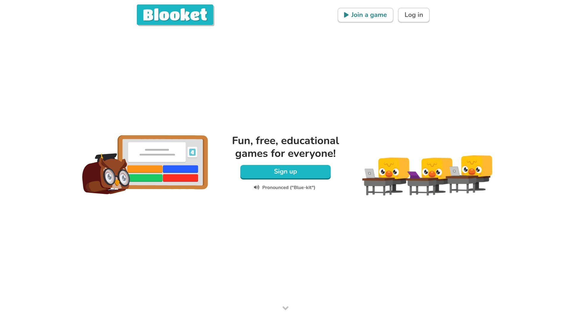 Blooket interface